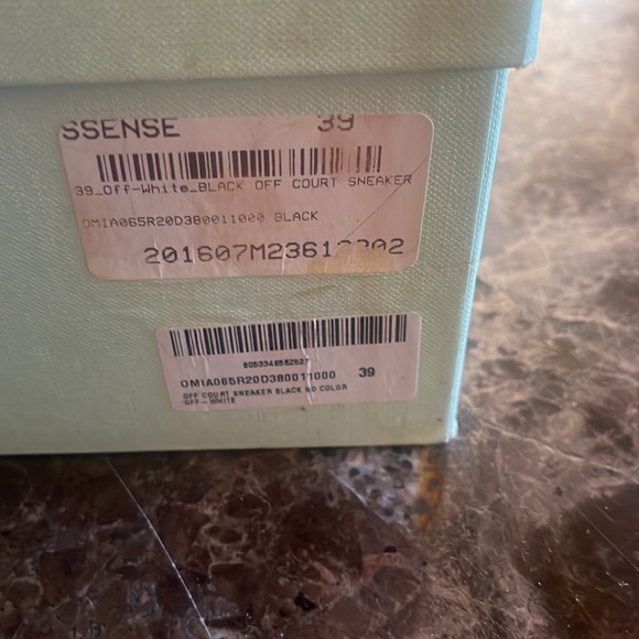 Off white 3.0 size 39 suede n leather high top - Picture 5 of 7